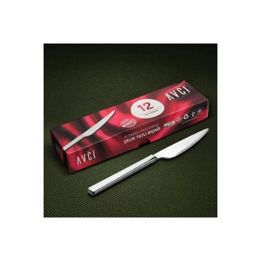 Avcı Klas 12li Tatlı Bıçak
