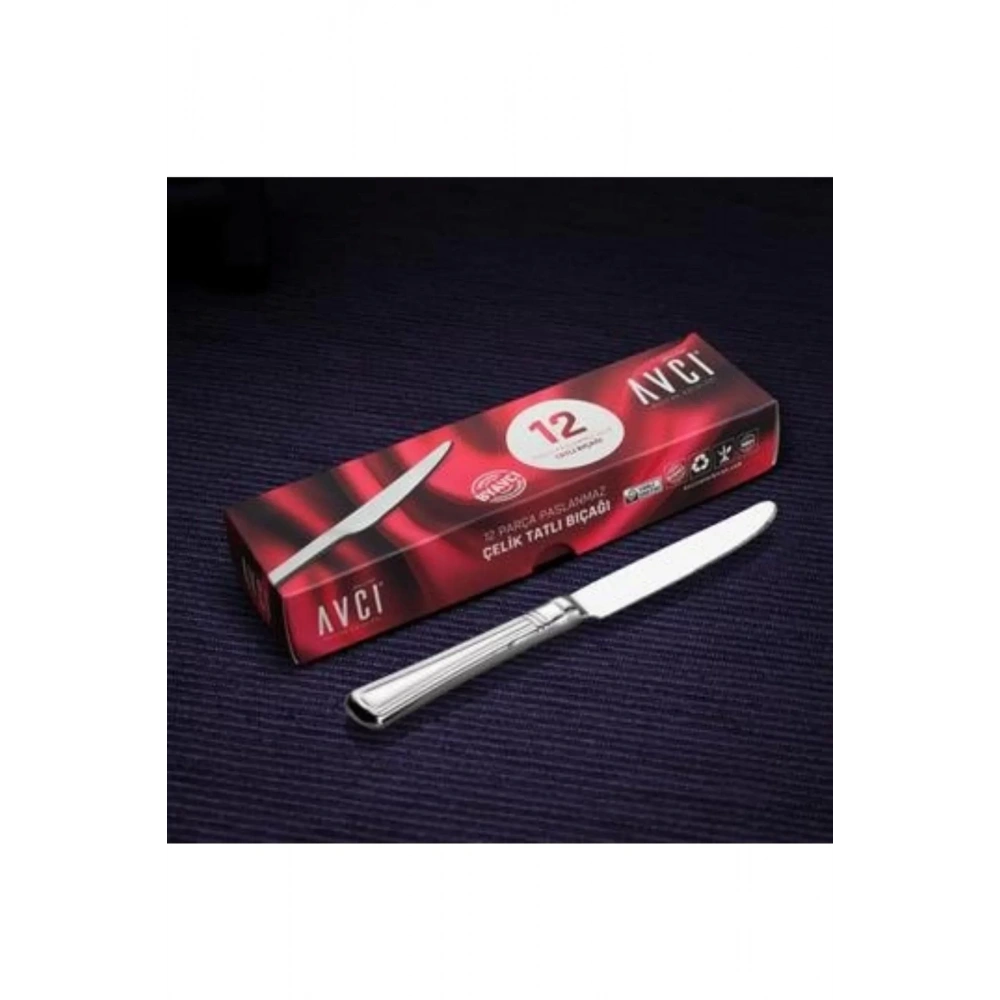 Avcı Narin 12li Tatlı Bıçak