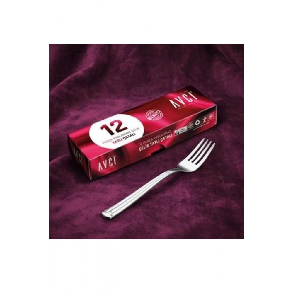 Avcı Yakamoz 12li Tatlı Çatal