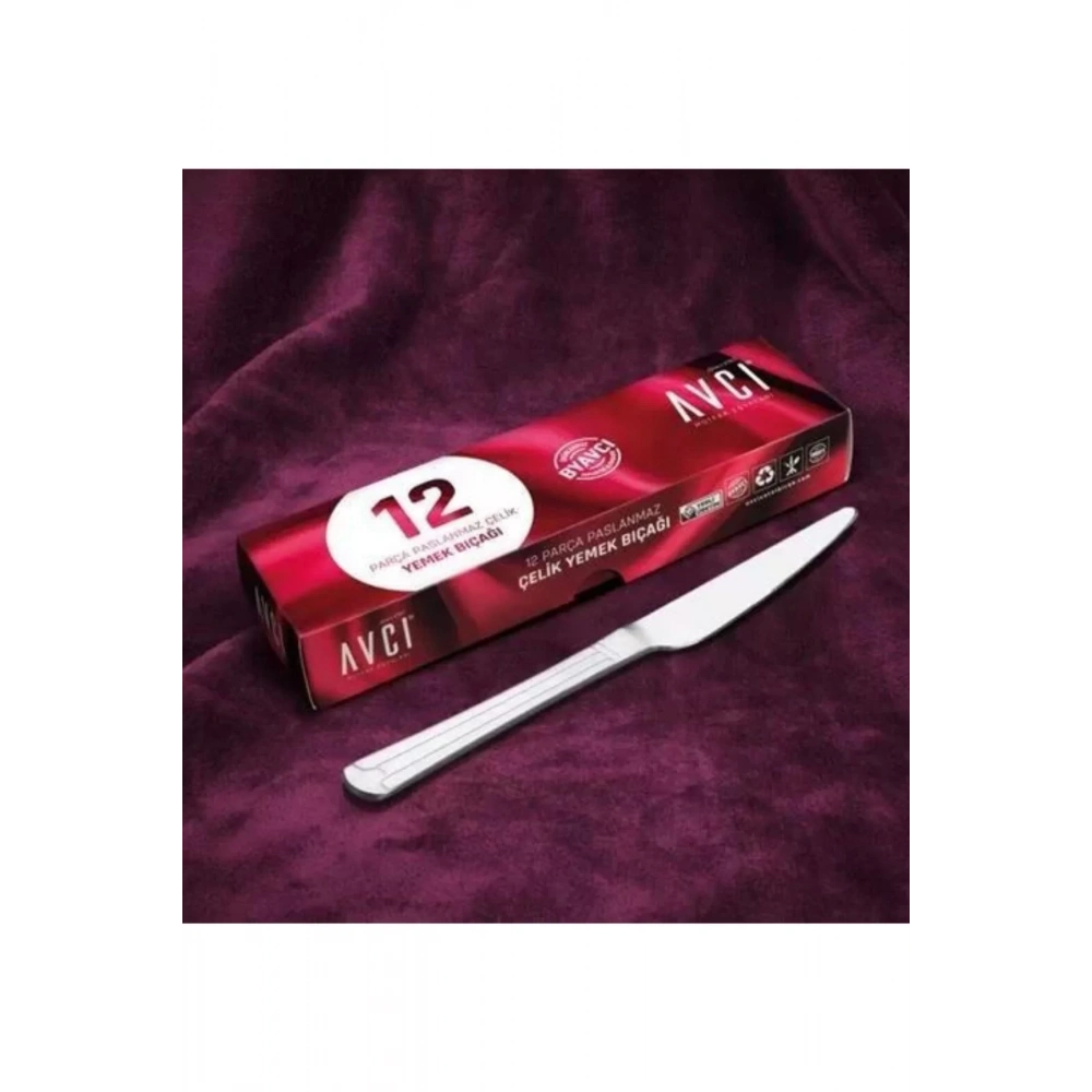 Avcı Yakamoz 12li Yemek Bıçak