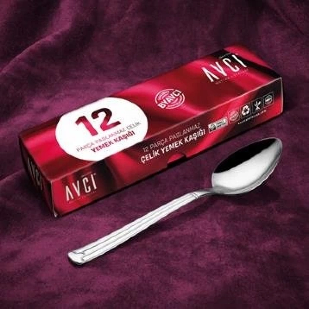 Avcı Yakamoz 12li Yemek Kaşık