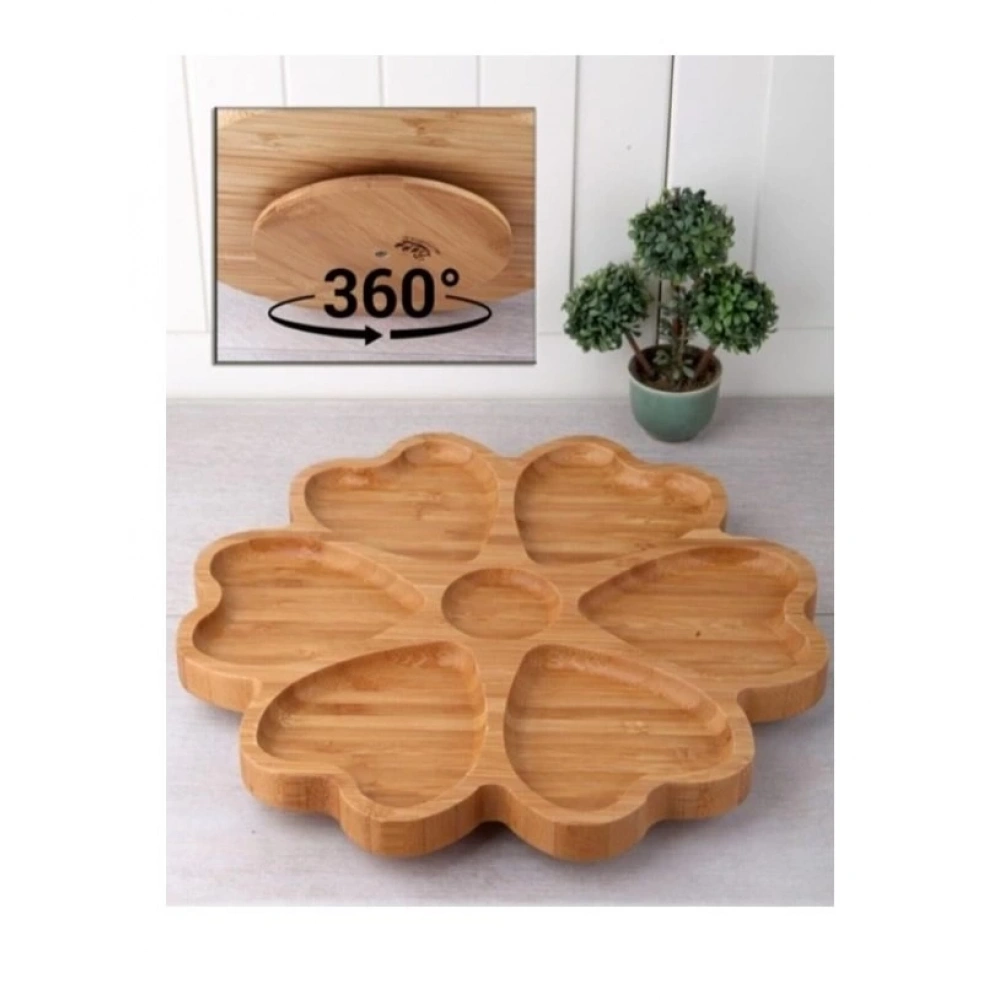 Bls 7 Bölmeli Döner Bambu Sunum