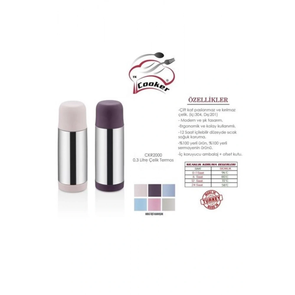 Cok Çelik 300cc Termos