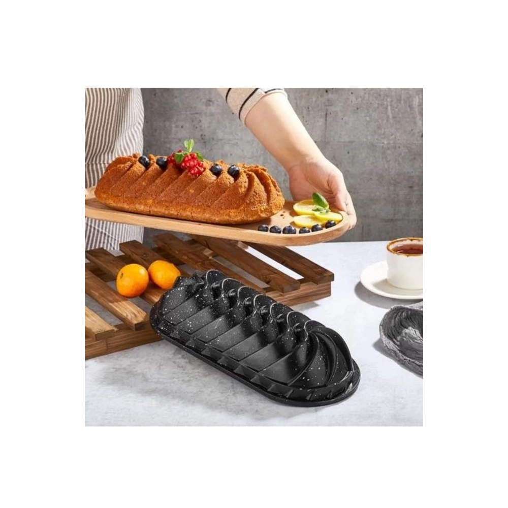 Pol Ebru Granit Döküm Kek Kalıbı