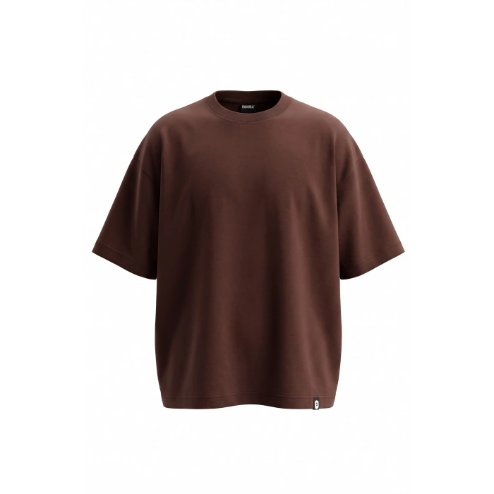 Ronna Unisex Siyah Türk - Alman Üniversitesi Serisi Model 1 Baskılı Oversize Tshirt - RBT11101