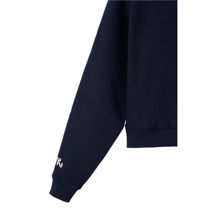 Ronna  Kadın Türk - Alman Üniversitesi Serisi Model 4 Baskılı Oversize Bisiklet Yaka Crop Sweatshirt  - TDB050104