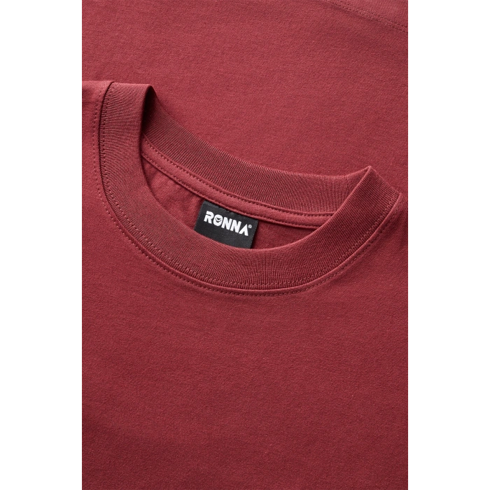 Ronna  Kadın Türk - Alman Üniversitesi Serisi Model 4 Baskılı Oversize Bisiklet Yaka Crop Tshirt - TDB020104