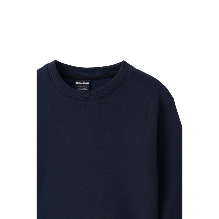 Ronna  Kadın Türk - Alman Üniversitesi Serisi Model 5 Baskılı Oversize Bisiklet Yaka Crop Sweatshirt  - TDB050105