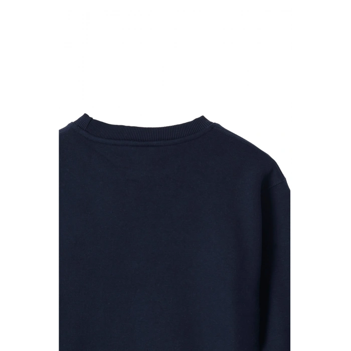 Ronna  Kadın Türk - Alman Üniversitesi Serisi Model 7 Baskılı Oversize Bisiklet Yaka Crop Sweatshirt  - TDB050107