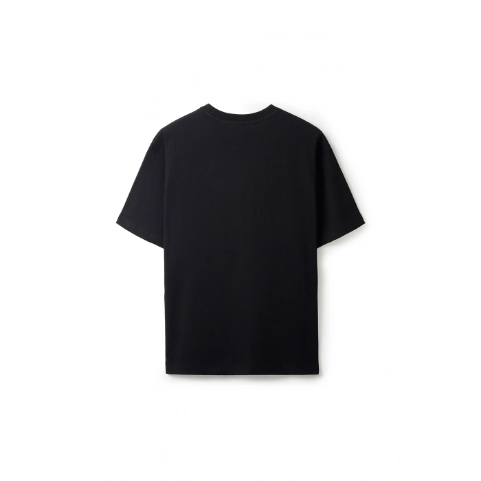 Ronna  Unisex Türk - Alman Üniversitesi Serisi Model 1  Baskılı Oversize Bisiklet Yaka Tshirt  - TDB010101