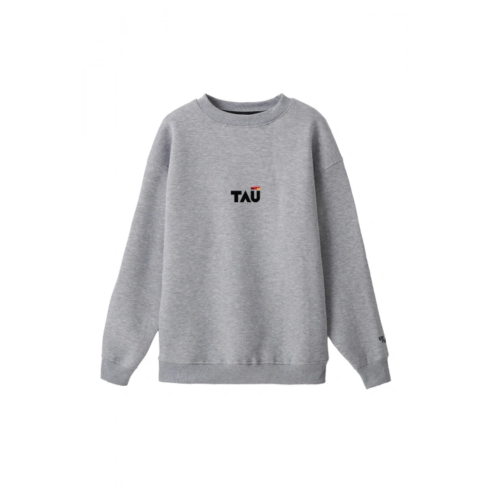 Ronna  Unisex Türk - Alman Üniversitesi Serisi Model 12 Baskılı Oversize Bisiklet Yaka Sweatshirt - TDB040112