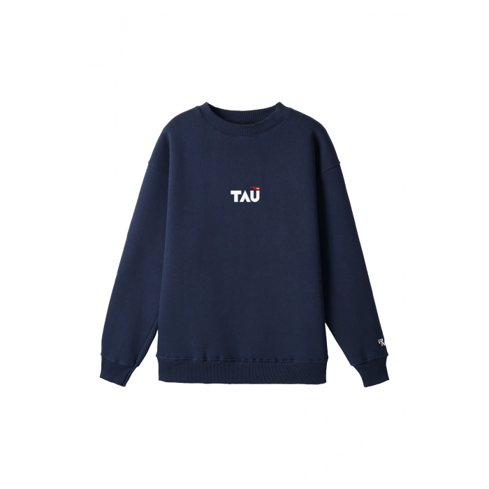 Ronna  Unisex Türk - Alman Üniversitesi Serisi Model 12 Baskılı Oversize Bisiklet Yaka Sweatshirt - TDB040112