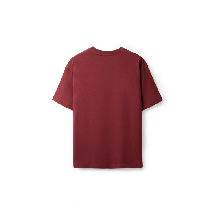 Ronna  Unisex Türk - Alman Üniversitesi Serisi Model 2 Baskılı Oversize Bisiklet Yaka Tshirt  - TDB010102
