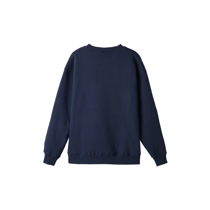 Ronna  Unisex Türk - Alman Üniversitesi Serisi Model 3 Baskılı Oversize Bisiklet Yaka Sweatshirt - TDB040103