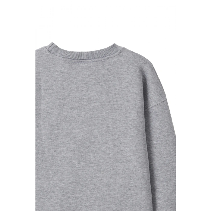 Ronna  Unisex Türk - Alman Üniversitesi Serisi Model 4 Baskılı Oversize Bisiklet Yaka Sweatshirt - TDB040104