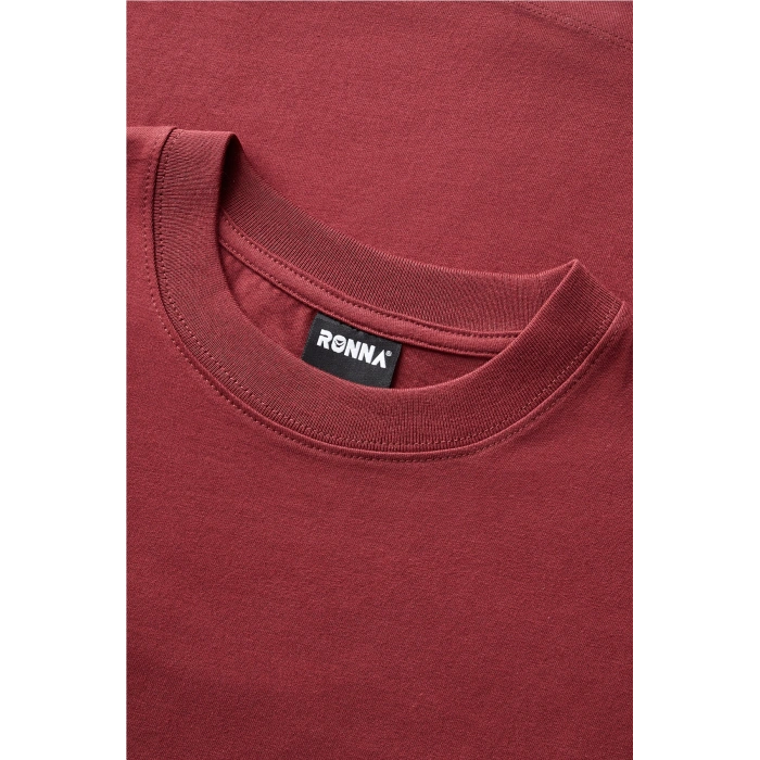 Ronna  Unisex Türk - Alman Üniversitesi Serisi Model 4 Baskılı Oversize Bisiklet Yaka Tshirt  - TDB010104