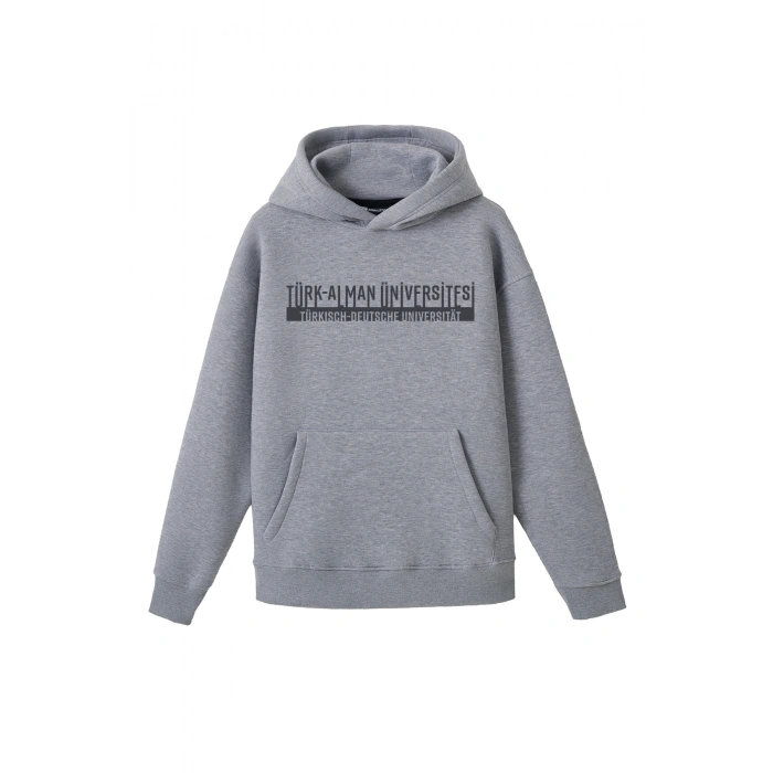 Ronna  Unisex Türk - Alman Üniversitesi Serisi Model 4 Baskılı Oversize Kapüşonlu Hoodie - TDB030104