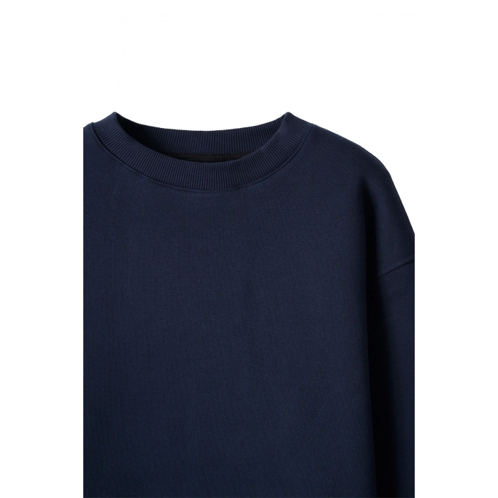 Ronna  Unisex Türk - Alman Üniversitesi Serisi Model 5 Baskılı Oversize Bisiklet Yaka Sweatshirt - TDB040105