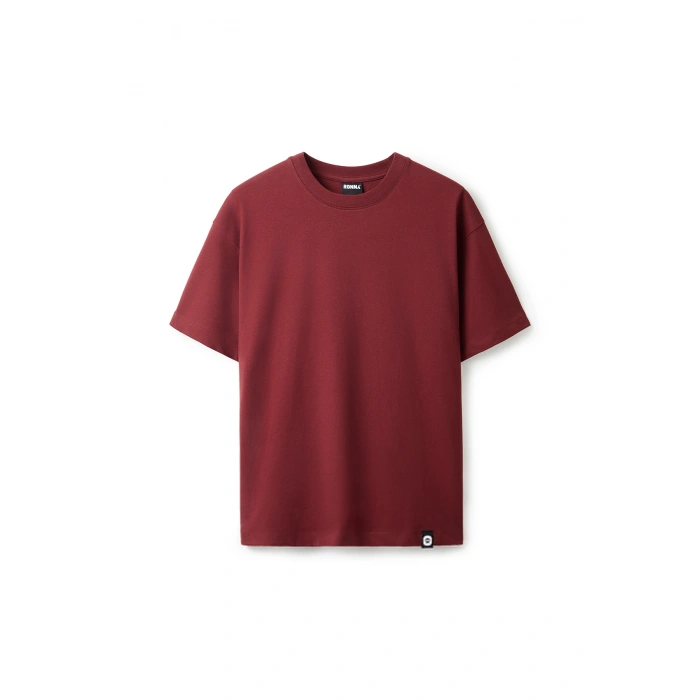 Ronna  Unisex Türk - Alman Üniversitesi Serisi Model 5 Baskılı Oversize Bisiklet Yaka Tshirt  - TDB010105