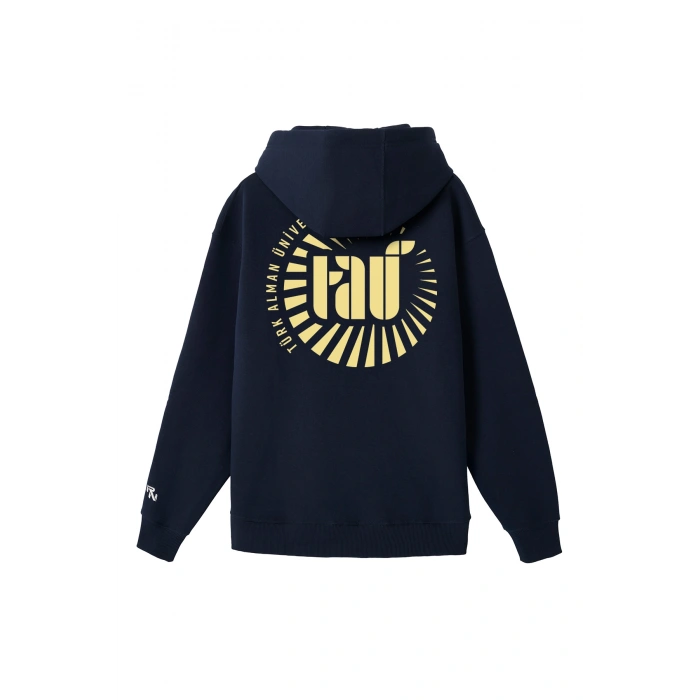 Ronna  Unisex Türk - Alman Üniversitesi Serisi Model 5 Baskılı Oversize Kapüşonlu Hoodie - TDB030105