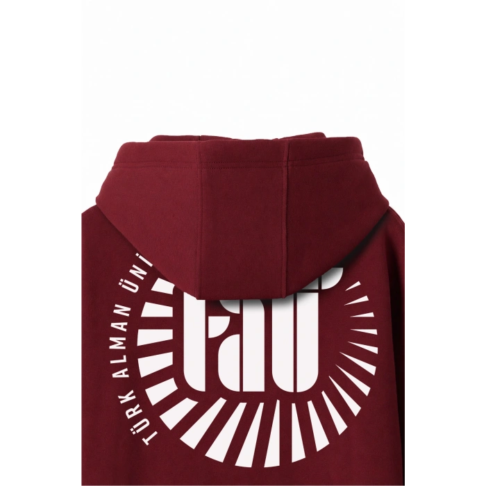 Ronna  Unisex Türk - Alman Üniversitesi Serisi Model 5 Baskılı Oversize Kapüşonlu Hoodie - TDB030105