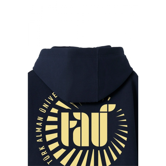 Ronna  Unisex Türk - Alman Üniversitesi Serisi Model 5 Baskılı Oversize Kapüşonlu Hoodie - TDB030105