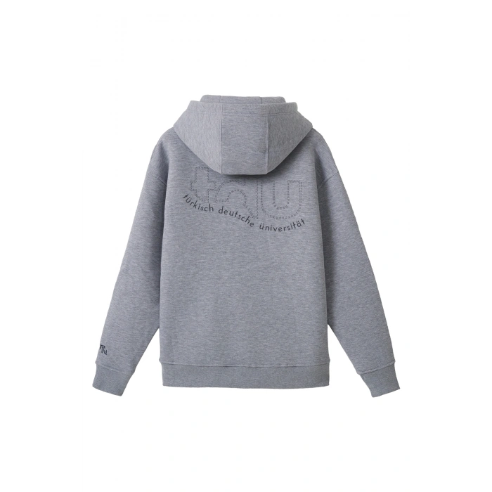 Ronna  Unisex Türk - Alman Üniversitesi Serisi Model 6 Baskılı Oversize Kapüşonlu Hoodie - TDB030106