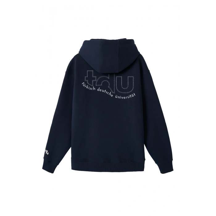 Ronna  Unisex Türk - Alman Üniversitesi Serisi Model 6 Baskılı Oversize Kapüşonlu Hoodie - TDB030106