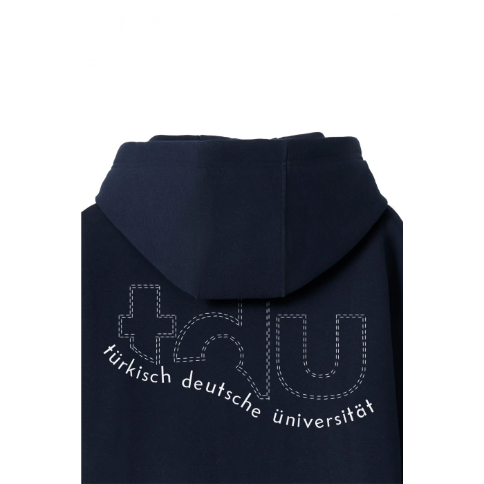 Ronna  Unisex Türk - Alman Üniversitesi Serisi Model 6 Baskılı Oversize Kapüşonlu Hoodie - TDB030106