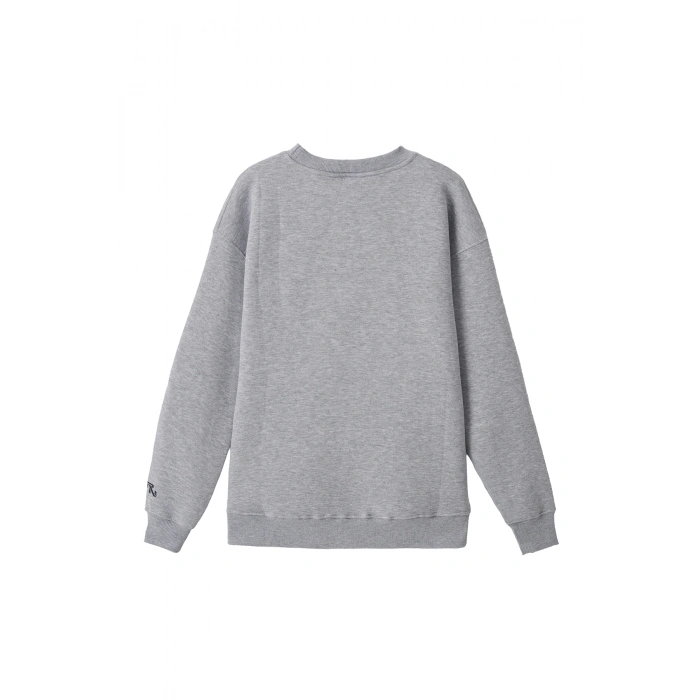 Ronna  Unisex Türk - Alman Üniversitesi Serisi Model 7 Baskılı Oversize Bisiklet Yaka Sweatshirt - TDB040107