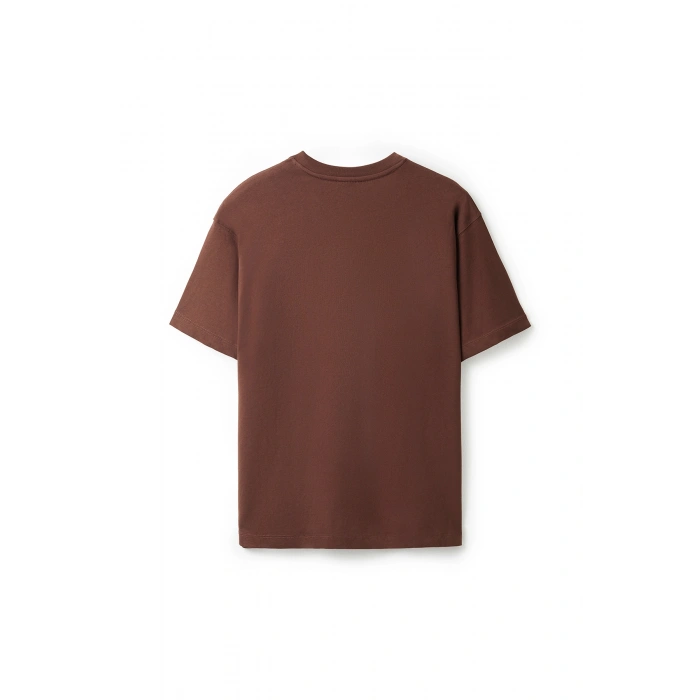 Ronna  Unisex Türk - Alman Üniversitesi Serisi Model 9 Baskılı Oversize Bisiklet Yaka Tshirt  - TDB010109