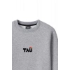 Ronna  Kadın Türk - Alman Üniversitesi Serisi Model 12 Baskılı Oversize Bisiklet Yaka Crop Sweatshirt  - TDB050112