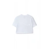 Ronna  Kadın Türk - Alman Üniversitesi Serisi Model 13 Baskılı Oversize Bisiklet Yaka Crop Tshirt - TDB020113