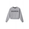 Ronna  Kadın Türk - Alman Üniversitesi Serisi Model 4 Baskılı Oversize Bisiklet Yaka Crop Sweatshirt  - TDB050104