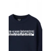 Ronna  Kadın Türk - Alman Üniversitesi Serisi Model 4 Baskılı Oversize Bisiklet Yaka Crop Sweatshirt  - TDB050104