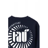 Ronna  Kadın Türk - Alman Üniversitesi Serisi Model 5 Baskılı Oversize Bisiklet Yaka Crop Sweatshirt  - TDB050105