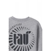 Ronna  Kadın Türk - Alman Üniversitesi Serisi Model 5 Baskılı Oversize Bisiklet Yaka Crop Sweatshirt  - TDB050105