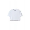 Ronna  Kadın Türk - Alman Üniversitesi Serisi Model 5 Baskılı Oversize Bisiklet Yaka Crop Tshirt - TDB020105