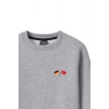 Ronna  Kadın Türk - Alman Üniversitesi Serisi Model 6 Baskılı Oversize Bisiklet Yaka Crop Sweatshirt  - TDB050106