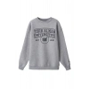 Ronna  Unisex Türk - Alman Üniversitesi Serisi Model 1  Baskılı Oversize Bisiklet Yaka Sweatshirt - TDB040101
