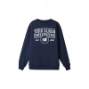 Ronna  Unisex Türk - Alman Üniversitesi Serisi Model 1  Baskılı Oversize Bisiklet Yaka Sweatshirt - TDB040101