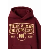 Ronna  Unisex Türk - Alman Üniversitesi Serisi Model 1  Baskılı Oversize Kapüşonlu Hoodie - TDB030101
