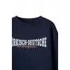 Ronna  Unisex Türk - Alman Üniversitesi Serisi Model 11 Baskılı Oversize Bisiklet Yaka Sweatshirt - TDB040111
