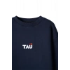 Ronna  Unisex Türk - Alman Üniversitesi Serisi Model 12 Baskılı Oversize Bisiklet Yaka Sweatshirt - TDB040112