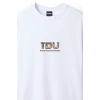 Ronna  Unisex Türk - Alman Üniversitesi Serisi Model 13 Baskılı Oversize Bisiklet Yaka Tshirt  - TDB010113