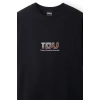 Ronna  Unisex Türk - Alman Üniversitesi Serisi Model 13 Baskılı Oversize Bisiklet Yaka Tshirt  - TDB010113