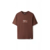 Ronna  Unisex Türk - Alman Üniversitesi Serisi Model 13 Baskılı Oversize Bisiklet Yaka Tshirt  - TDB010113