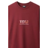 Ronna  Unisex Türk - Alman Üniversitesi Serisi Model 13 Baskılı Oversize Bisiklet Yaka Tshirt  - TDB010113