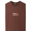 Ronna  Unisex Türk - Alman Üniversitesi Serisi Model 13 Baskılı Oversize Bisiklet Yaka Tshirt  - TDB010113