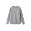 Ronna  Unisex Türk - Alman Üniversitesi Serisi Model 15 Baskılı Oversize Bisiklet Yaka Sweatshirt - TDB040115